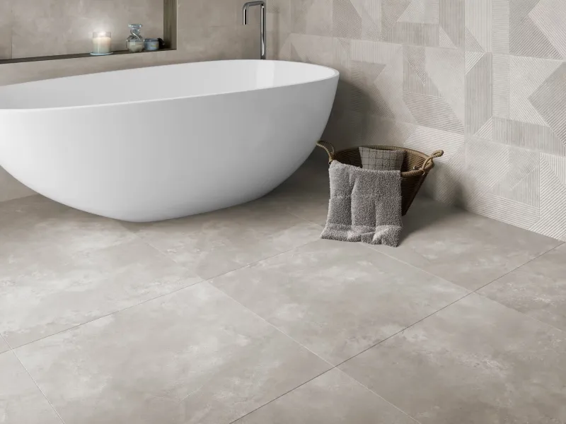 CARRELAGE GRES CERAME ASPECT CIMENT POUR SOLS INTERIEUR 120X120 À CARPENTRAS DANS LE VAUCLUSE