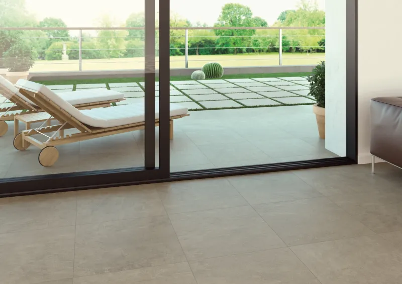 CARRELAGE ASPECT BETON CIRÉ POUR VOS SOLS EXTERIEUR A CARPENTRAS DANS LE VAUCLUSE